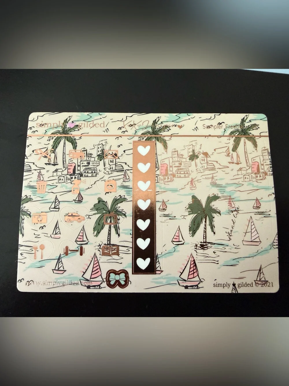 Simply Gilded Decorative Planner Sticker Sheets